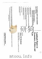 LANDMARK PAPERS IN ECONOMICS,POLITICS AND LAW PDF电子版封面 1840644729 JAMES M.BUCHANAN