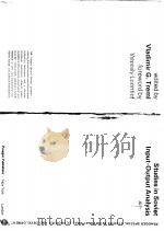 STUDIES IN SOVIET INPUT-OUTPUT ANALYSIS PDF电子版封面 0275565505 VLADIMIR G.TREML