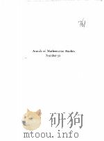 ANNALS OF MATHEMATICS STUDIES NUMBER 52（1964 PDF版）
