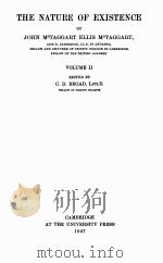 The Mature of Existence volume Ⅱ（1927 PDF版）
