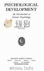 psychological development 1938 PDF电子版封面 by Norman L. Munn ...