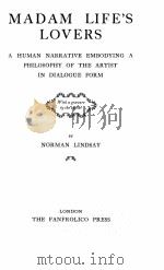 MADAM LIFE‘S LOVERS（1927 PDF版）