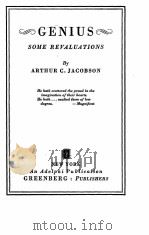 GENIUS SOME REVALATIONS（1926 PDF版）