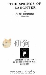 THE SPRINGS OF LAUGHTER（1928 PDF版）