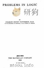 Problems in logic（1926 PDF版）
