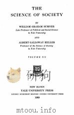 THE SCIENCE OF SOCIETY VOLUME Ⅲ（1929 PDF版）