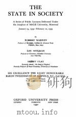 THE STATE IN SOCIETY（1940 PDF版）