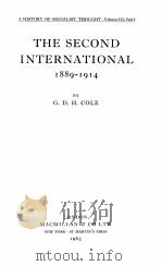 the second international 1889-1914（1963 PDF版）