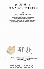 Business statistics 1930 PDF电子版封面 Li Chuan Shih