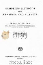 SAMPLING METHODS FOR CENSUSES AND SURVEYS（1949 PDF版）