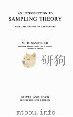 AN INTRODUCTION TO SAMPLING THEORY WITH APPLICATIONS TO AGRICULTURE（1962 PDF版）