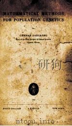Mathematical methods for population genetics.（1948 PDF版）