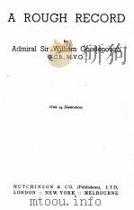 A ROUGH RECORD PDF电子版封面 ADMIRAL SIR WILLIAM GOODENOUGH