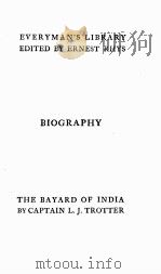 THE BARYARD OF INDIA A LIFE OF GENERAL PDF电子版封面 CAPTAINLIONEL J.TROTTER