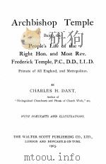 ARCHBISHOP TEMPLE（1903 PDF版）