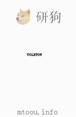 TOLSTOY 1911 PDF电子版封面