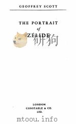 THE PORTRAIT OF ZELIDE 1925 PDF电子版封面