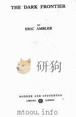 THE DARK FRONTIER（1936 PDF版）