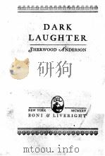 DARK LAUGHTER SHERWOOD ANDERSON（ PDF版）