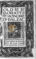 OLD GORIOT（1922 PDF版）