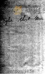 ENGLISH SHORT STORIES 1921 PDF电子版封面
