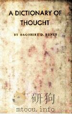 A DICTIONARY OF THOUGHT（1959 PDF版）