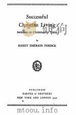 Successful Christian living;（1934 PDF版）