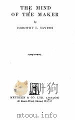 THE MIND OF THE MAKER 1947 PDF电子版封面