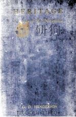 HERITAGE A STUDY OF THE DISRUPTION 1943 PDF电子版封面