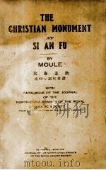 THE CHRISTIAN MONUMENT AT SI AN FU PDF电子版封面 MOULE