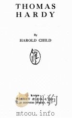 THOMAS HARDY（1916 PDF版）