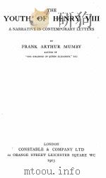the youth of henry viii（1913 PDF版）