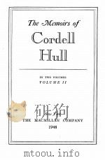 THE MEMOIRS OF CORDELL HULL VOLUME Ⅱ 1948 PDF电子版封面