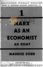 MARX AS AN ECONOMIST（1946 PDF版）