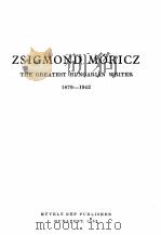 ZSIGMOND MORICZ 1952 PDF电子版封面