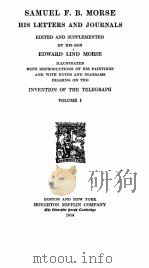 samuel f. b. morse his letters and journals vol.1（1914 PDF版）