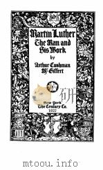 martin luther 1922 PDF电子版封面