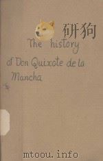 THE HISTORY OF DON QUISOTE DE LA MANCHA VOLUME Ⅰ   1925  PDF电子版封面     