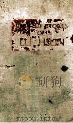 SELECTED STORIES OF LU HSUN 1954 PDF电子版封面