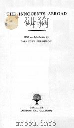 THE INNOCENTS ABROAD 1954 PDF电子版封面 MARK TWAIN