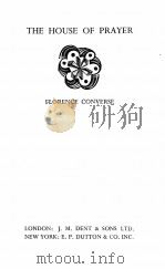 THE HOUSE OF PRAYER 1935 PDF电子版封面