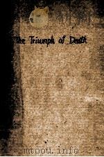 THE TRIUMPH OF DEATH 1898 PDF电子版封面