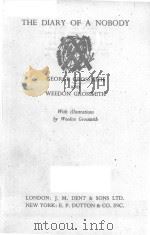 THE DIARY OF A NOBODY 1942 PDF电子版封面