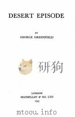 DESERT EPISODE 1945 PDF电子版封面