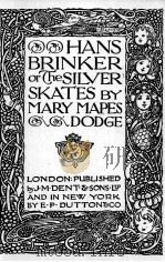 HANS BRINKER OR THE SILVER SKATES PDF电子版封面 MARY MAPES