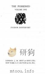 THE POSSESSED (VOLUME ONE) 1931 PDF电子版封面
