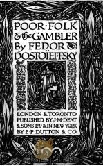 POOR.FOLK & THE GAMBLER PDF电子版封面