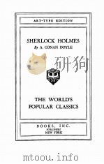 SHERLOCH HOLMES PDF电子版封面 A. CONAN DOYLE
