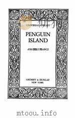 PENGUIN ISLAND 1909 PDF电子版封面
