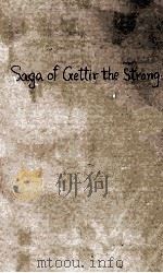 THE SAGA OF GRETTIR THE STRONG PDF电子版封面
